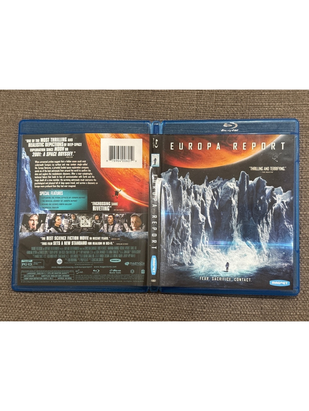 Europa Report (Blu-ray, 2013) Space Travel, Aliens, Science Fiction